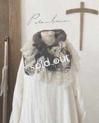 pollenbienco／アンティークレースのファーティペット・A