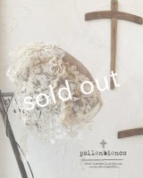pollenbienco／アンティークレースのベレー・ブラウン