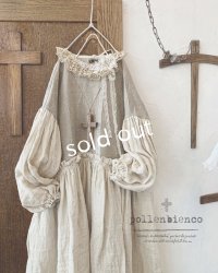 pollenbienco／ブルターニュの少女のレースティペットドレス