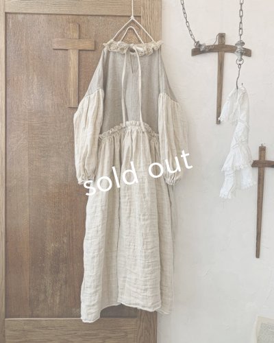 画像6: pollenbienco／ブルターニュの少女のレースティペットドレス