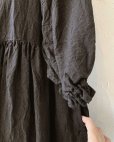画像4: mifumi／アトリエ刺繍 キャロルのドレス・こげ茶×エクリュ (4)