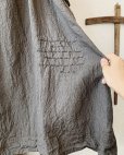 画像3: mifumi／アトリエ刺繍 森のオーバーワンピース・濃灰