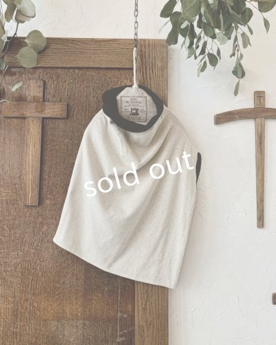 画像10: MARCHE' DE SOEUR/教会のケープ・リバーシブル【木の十字架ブローチ付】