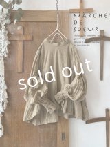 MARCHE' DE SOEUR／カフスプルオーバー・カーキベージュ