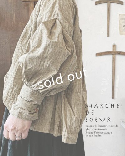 画像9: MARCHE' DE SOEUR／カフスプルオーバー・カーキベージュ