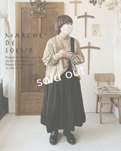 画像8: MARCHE' DE SOEUR／カフスプルオーバー・カーキベージュ