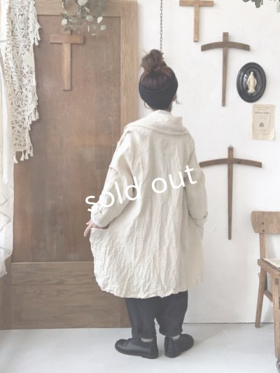 画像16: MARCHE' DE SOEUR/ジャケット・インペリアルヘンプ生成り