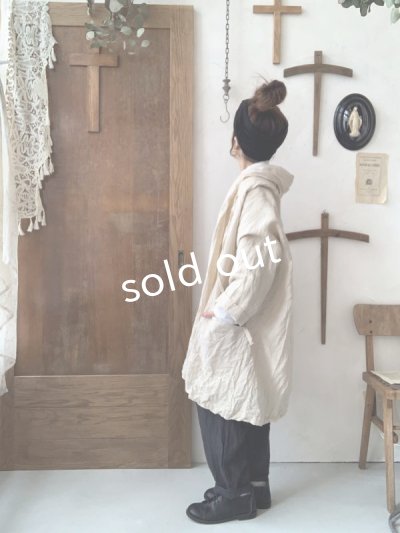 画像15: MARCHE' DE SOEUR/ジャケット・インペリアルヘンプ生成り