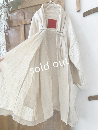 画像3: MARCHE' DE SOEUR/ジャケット・インペリアルヘンプ生成り