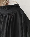 画像8: HALLELUJAH／1890's Bourgeron 羊飼いシャツワンピース・Black（110cm丈）