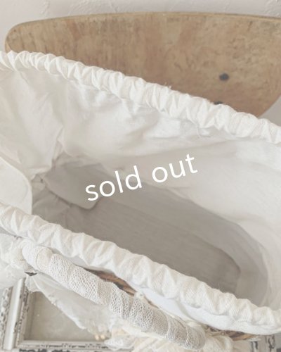 画像8: pollenbienco/アンティークレースと十字架のラウンドバッグ