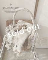 pollenbienco／アンティークレースと十字架のリリーバッグ