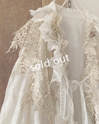 画像3: pollenbienco/アンティークレースのローブドレス