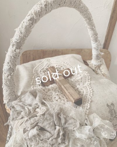 画像7: pollenbienco/アンティークレースと十字架のリリーバッグ