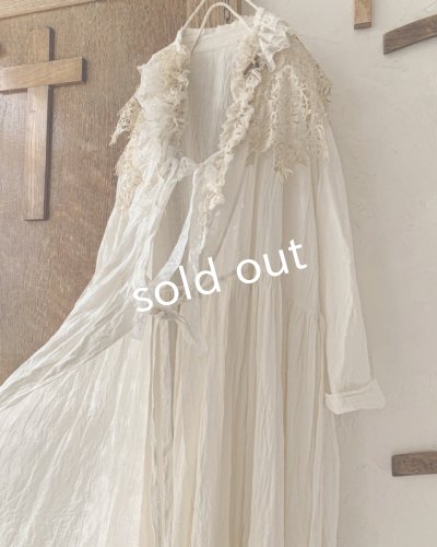 画像5: pollenbienco/アンティークレースのローブドレス