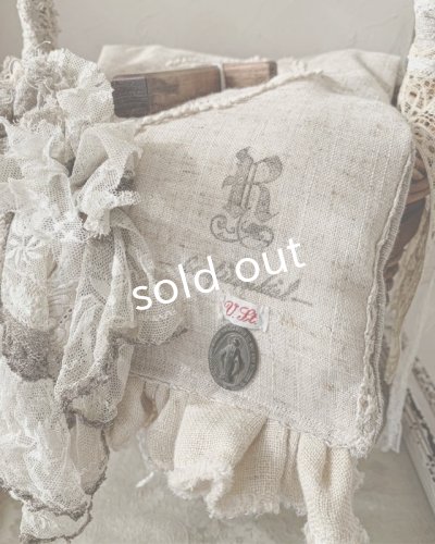 画像9: pollenbienco/アンティークレースと十字架のリリーバッグ