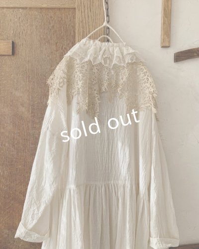 画像11: pollenbienco/アンティークレースのローブドレス