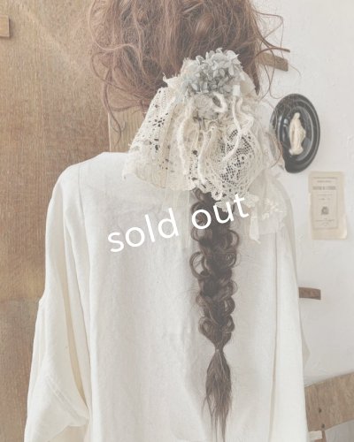 画像5: pollenbienco/アンティークレースと十字架のウィッグバレッタ・B