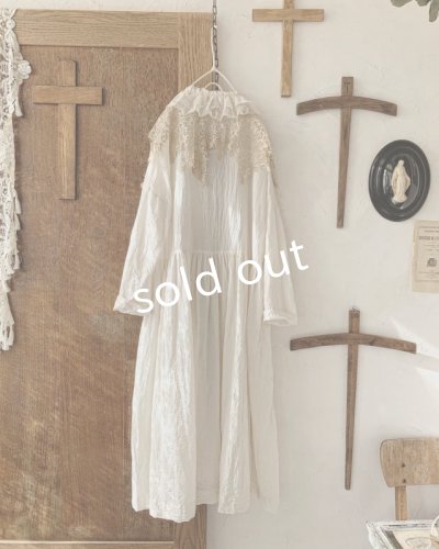 画像9: pollenbienco/アンティークレースのローブドレス