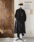 画像1: HALLELUJAH／1890's Bourgeron 羊飼いシャツワンピース・Black（110cm丈） (1)