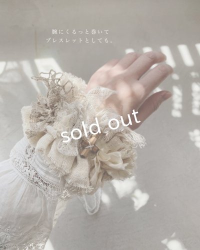 画像13: MARCHE' DE SOEUR/祈りのワンピース+pollenbiencoアンティークレースの首飾り・ブラック