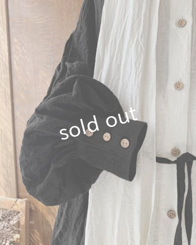 画像6: MARCHE' DE SOEUR/祈りのワンピース+pollenbiencoアンティークレースの首飾り・ブラック