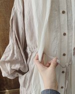 画像7: MARCHE' DE SOEUR／祈りのワンピース・くすみピンク (7)