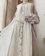 画像8: MARCHE' DE SOEUR／祈りのワンピース・くすみピンク (8)