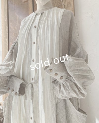 画像6: MARCHE' DE SOEUR/祈りのワンピース+pollenbiencoアンティークレースの首飾り・エクリュ