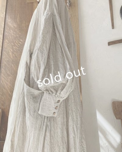 画像9: MARCHE' DE SOEUR/祈りのワンピース+pollenbiencoアンティークレースの首飾り・エクリュ