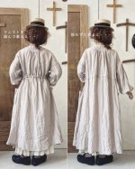 画像15: MARCHE' DE SOEUR／祈りのワンピース・くすみピンク (15)