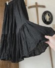 画像3: MARCHE' DE SOEUR／ギャザーペチパンツ・黒ボイルギャザー (3)