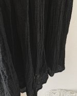 画像5: MARCHE' DE SOEUR／ギャザーペチパンツ・黒ボイルギャザー (5)
