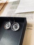 画像5: caco grass works／ヴィンテージガラスボタンのピアス・C