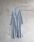 画像5: the last flower of the afternoon／静寂の滴り robe shirt dress・勿忘草