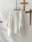 画像10: 【SALE】MARCHE' DE SOEUR／バイカラーボイルブラウス・オフ×生成り (10)