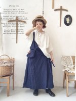 画像1: 【SALE】MARCHE' DE SOEUR／バイカラーボイルブラウス・オフ×生成り (1)