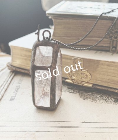 画像4: caco grass works/お花入り教会のペンダント・かすみ草