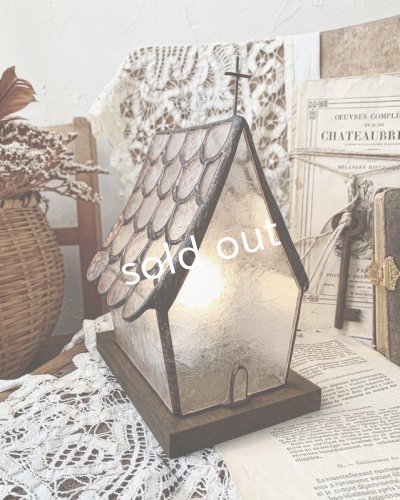 画像7: caco grass works／うろこ屋根の教会のランプ