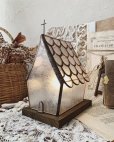 画像6: caco grass works／うろこ屋根の教会のランプ