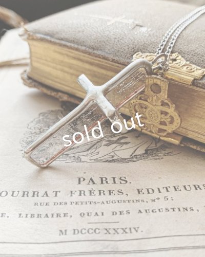 画像4: caco grass works/クロスペンダント・silver(大)