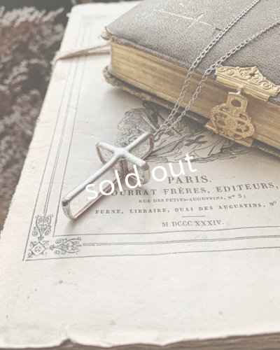 画像5: caco grass works/クロスペンダント・silver(大)