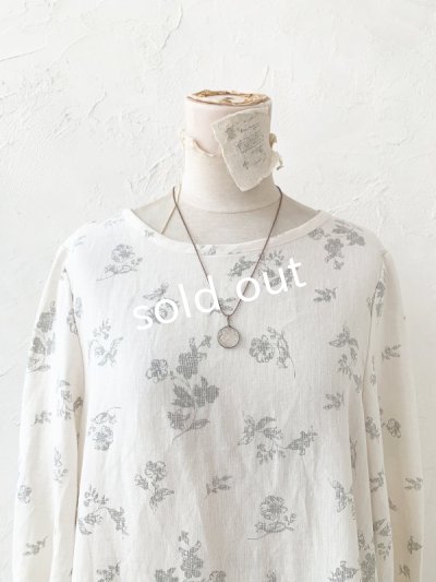 画像7: caco grass works／ヴィンテージガラスボタンのペンダント・花