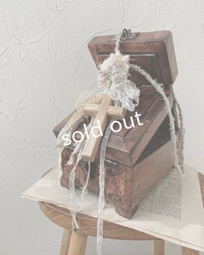 画像3: pollenbienco/十字架とヴィトレイルインタリオのネックレス・クロス