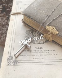 caco grass works／クロスペンダント・silver（大）