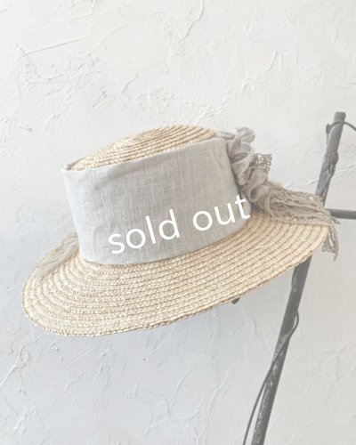 画像4: pollenbienco／アンティークプリーツレースのキャペリン