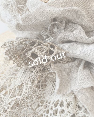 画像6: pollenbienco／アンティークプリーツレースのキャペリン