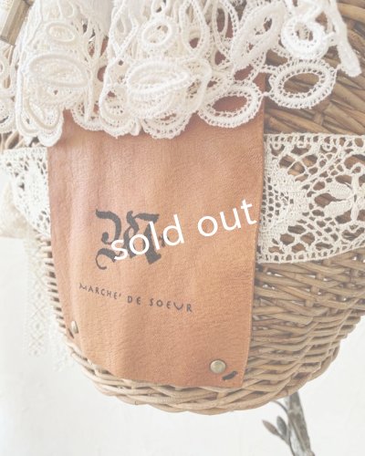 画像7: pollenbienco／アンティークレースとレザーのニーナバッグ