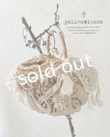 pollenbienco／アンティークレースと十字架のゆりかごバスケット