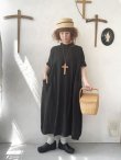 画像2: MARCHE' DE SOEUR／ポケットワンピース・ブラック (2)
